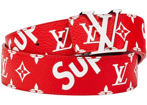 authentic lv supreme belt|louis vuitton monogram belt.